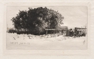 De poort, Schleissheim, 1879