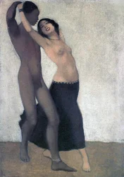 Een Afro-Europees Danspaar, c.1903
