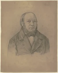 Portret van Johann Christof Scholderer, de vader van de kunstenaar