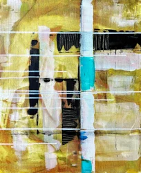 Abstracte kleurblokken