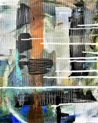Levendig gestreept abstract