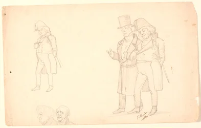 Karikatuur van de gebroeders Ørsted