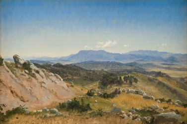Rotsachtige heuvels bij Civitella