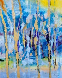 Levendig goudabstract