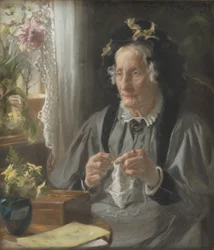Portret van conferentieraadsvrouw S.A. Casse geboren Engelbreth