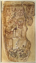 Paleochristelijke oudheid: Representatie van de asceet monnik Pelagius (350-420)