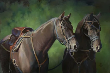 Stille partners, 2011 (olieverf op doek)