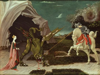 St. Joris en de draak (detail)