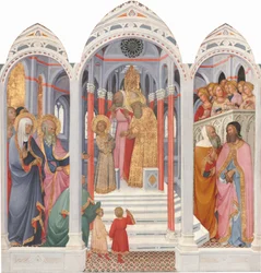 De Presentatie van de Maagd in de Tempel, 1398-1399
