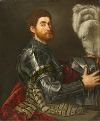 Portret van een man in harnas, ca. 1535-1540