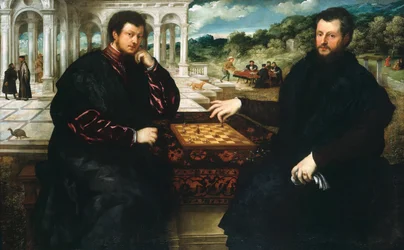 Twee schakers, ca. 1545
