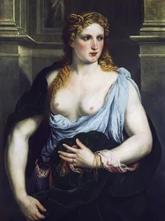 Vrouw met een groene mantel, ca. 1550