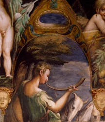 Jagerfiguur, uit de mythe van Diana en Actaeon
