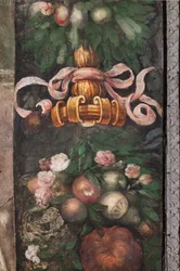 Decoratiedetail met bloemen en fruit, ca. 1523