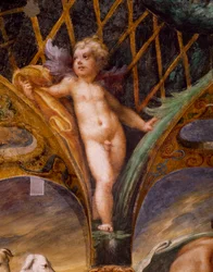 Putto, uit Mythe van Diana en Actaeon