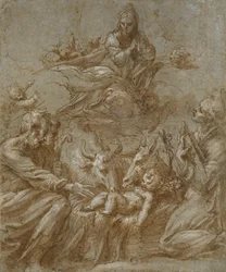 De geboorte van Christus, ca. 1520s