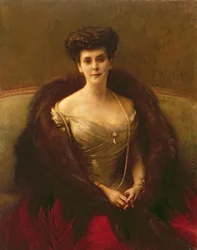 Portret van prinses O.V. Paley (Gravin Hohenfelsen), 1902-04