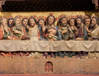 Interieur van Notre Dame de Paris, 2024 (foto)
