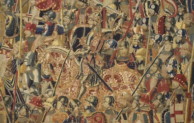 De Pastrana Wandtapijten, vervaardigd in Tournai, waarschijnlijk uit de werkplaats van Passchier Grenier, ca.1471 - 1475 (wandtapijt)