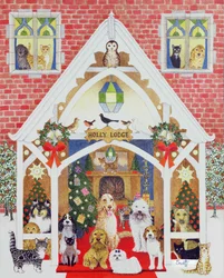 Zwart-witte snorharen