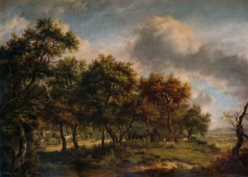 Een houthakkershuisje, 1820