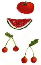 Fruit, 2021 (Acryl op papier)