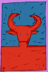 Zoodiaco 3, stier, 2010 ( Acryl)