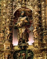 Sint Jozef met het kindje Jezus
