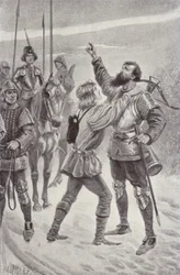 Illustratie voor The Cloister and The Hearth door Charles Reade