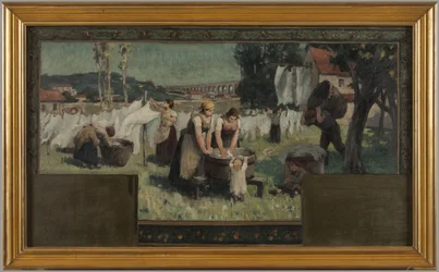Schets voor het stadhuis van Arcueil-Cachan: Les Blanchisseuses