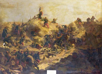 Inname van de Strategische Heuvel tijdens het Beleg van Sebastopol en de Dood van Generaal Brancion, 7 juni 1855