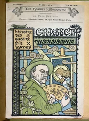 Portret van Eugène Grasset (1841-1917) uit «Les Hommes d