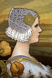Koningin Wilhelmina van Nederland, ca. 1901