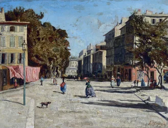 La Canebière, uitzicht op de allées van Meilhan