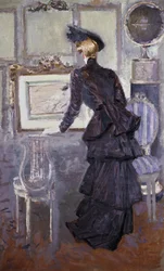 Daisy, Prinses van Pless in het Atelier van de Kunstenaar, 1907