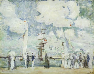 Haveningang bij Deauville