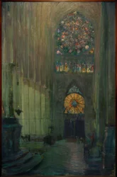Interieur van de kathedraal van Reims