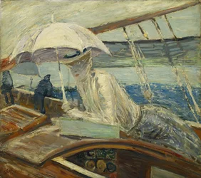 Mevrouw Helleu op zee, jacht Bird