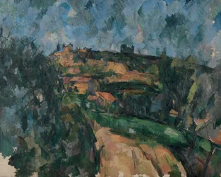 Bocht van de Weg aan de Top van de Chemin des Lauves
