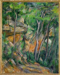 Dans le Parc de Chateau Noir (olieverf op doek)