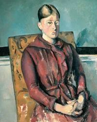 Madame Cézanne In Een Gele Fauteuil