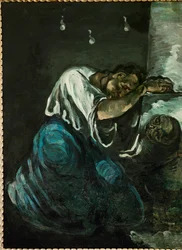 Magdalena, of de pijn (olieverf op doek)
