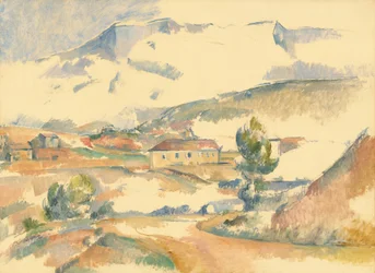 Montagne Sainte-Victoire, van nabij Gardanne