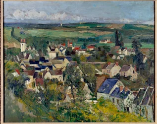 Panoramisch uitzicht op Auvers-sur-Oise