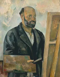 Zelfportret met palet, ca. 1890 (olieverf op doek)