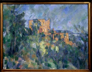 Schilderij van het zwarte kasteel