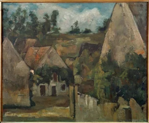 Kruispunt van de Rue Rémy in Auvers