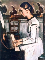 Meisje aan de Piano, De Ouverture tot Tannhäuser, (detail), 1868