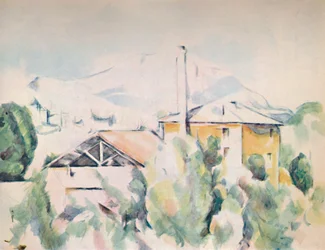 Huizen in een Landschap, 1923