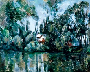 Huis aan de oever van de Marne (Île Machefer in Saint-Maur-des-Fossés)